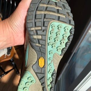 Merrell Women's Athletic Shoes - Mint and Brown